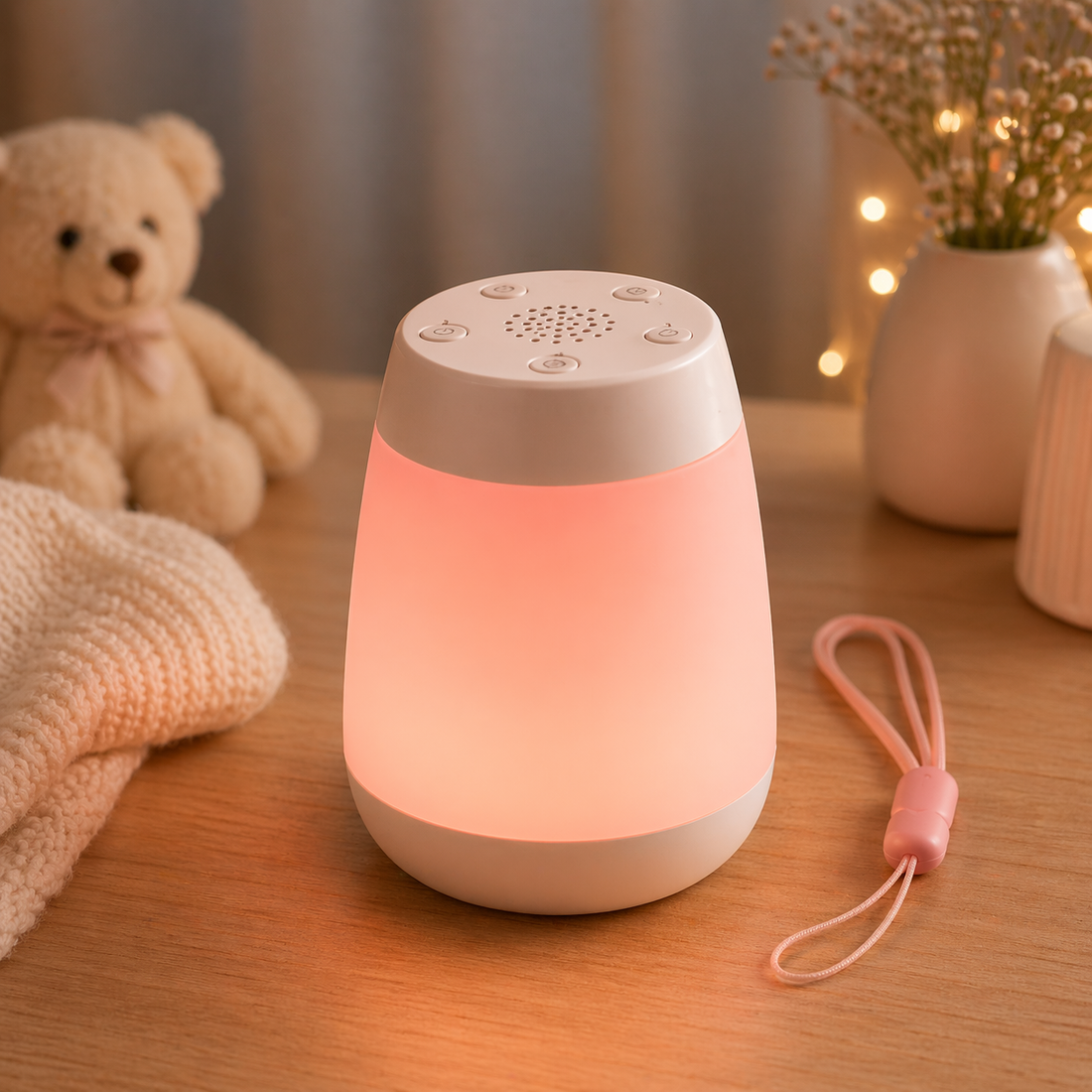 veilleuse bébé lumière douce ambiance rassurante chambre enfant sommeil apaisé