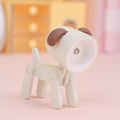 lampe chien beige