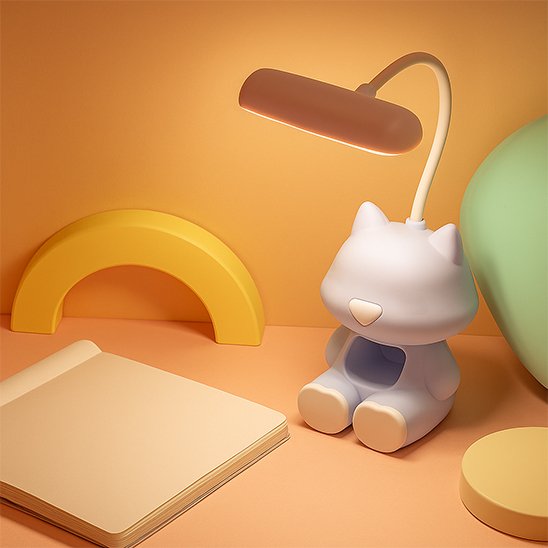 Lampe de bureau bleu