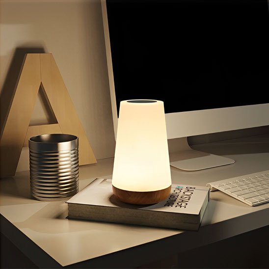 Lampe de chevet tactile