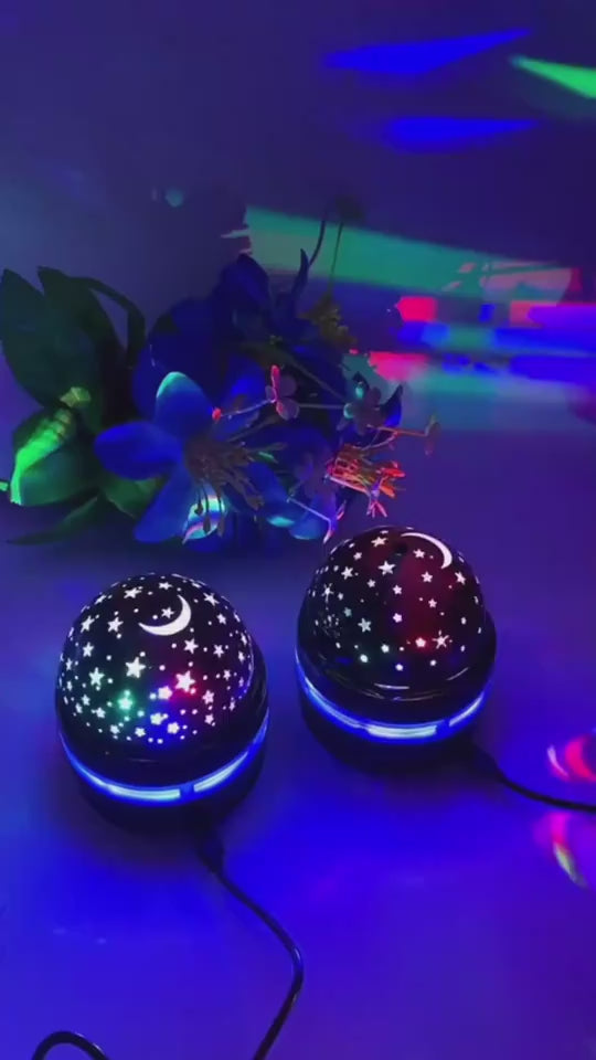 Vidéo projecteur ciel étoilé