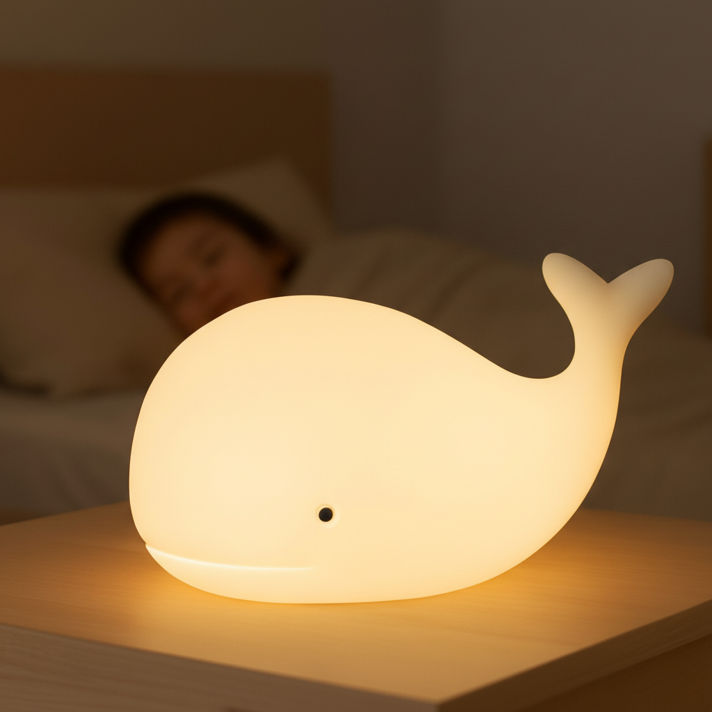 Veilleuse baleine chambre