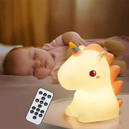 Veilleuse bébé licorne telecommande