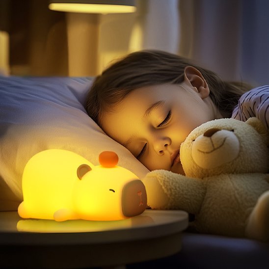 Veilleuse bébé | DreamGlow - fillette endormi veilleuse Univers Luméa