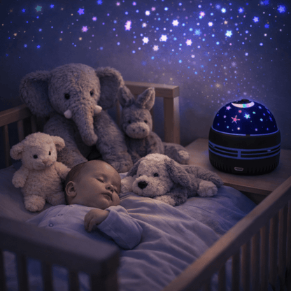 Veilleuse bébé projection – Lumière apaisante pour la nuit | Univers Luméa - Univers Luméa
