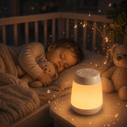 Veilleuse Bébé transportable – Lumière douce et apaisante pour un sommeil paisible - Univers Luméa