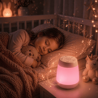 Veilleuse Bébé transportable – Lumière douce et apaisante pour un sommeil paisible - Univers Luméa