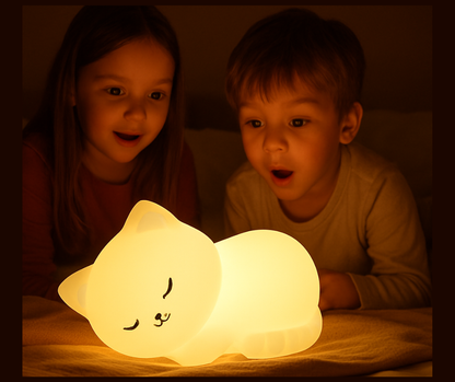 veilleuse chat enfants